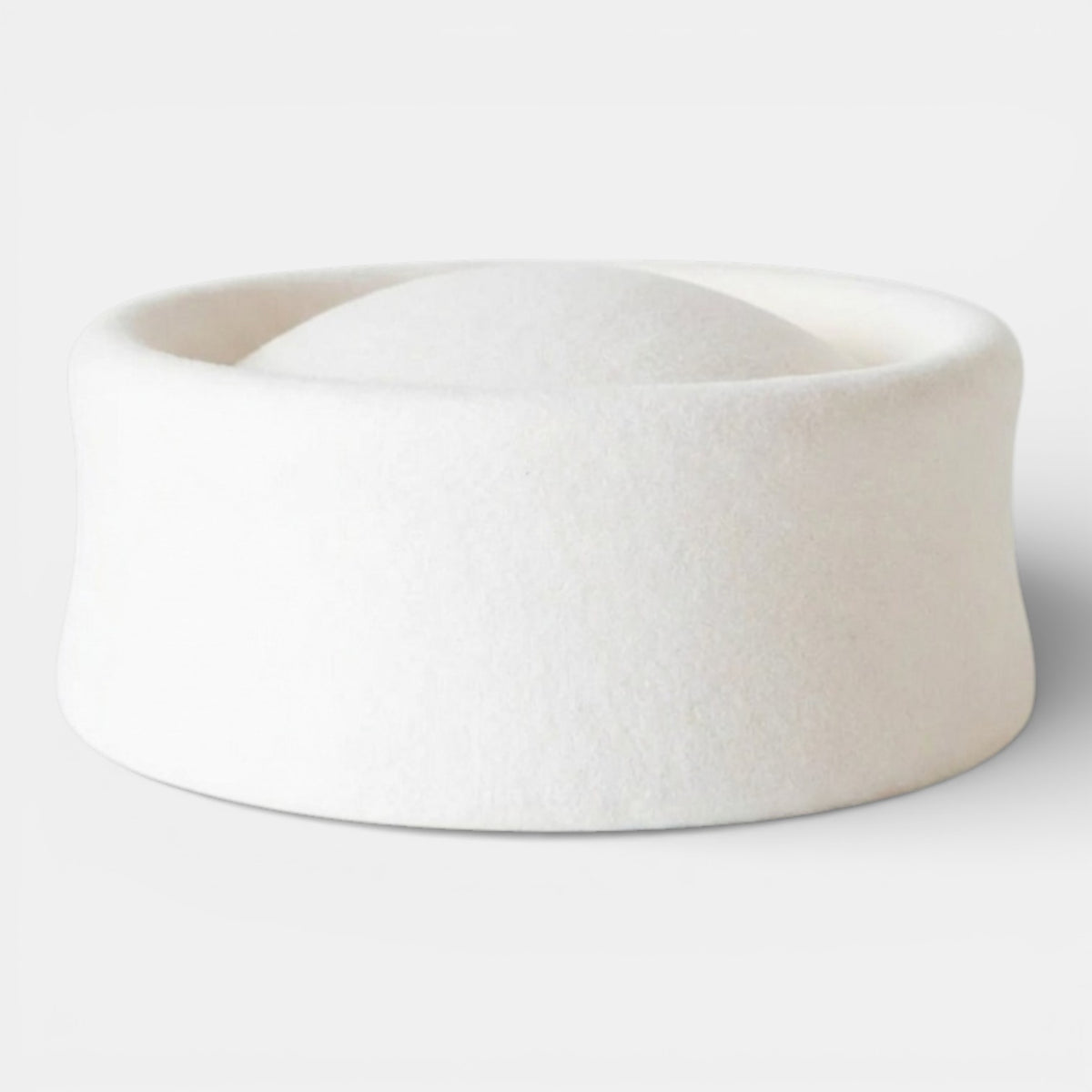 Béret en feutre rigide Blanc