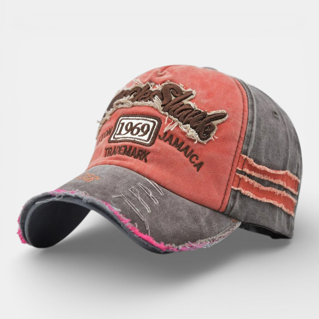 Casquette Snapback orange 1969 Vintage en Cotton