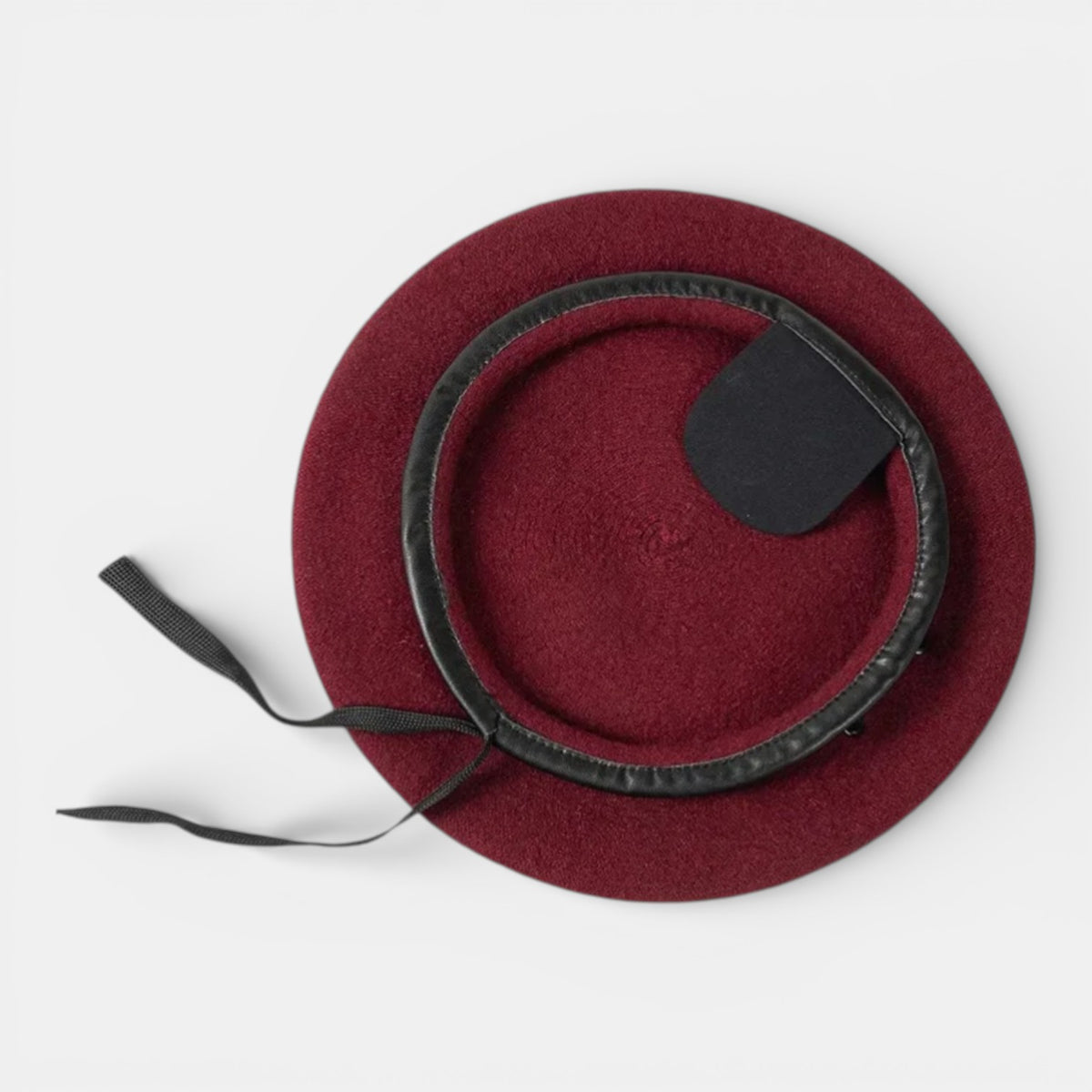 Bonnet Militaire Rouge bordeaux en laine