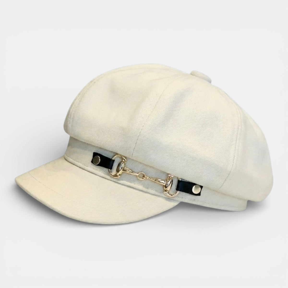 Béret vintage Fashion Blanc