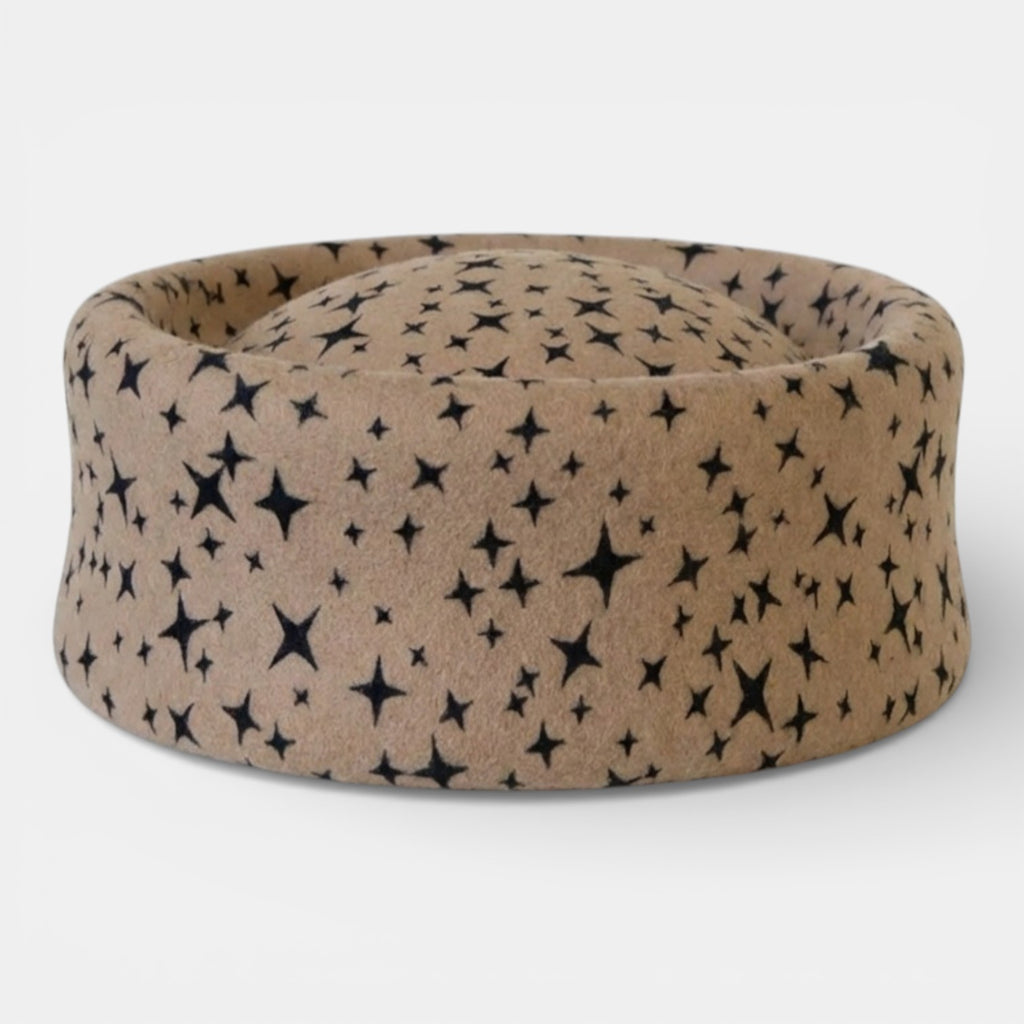 Béret Chapeau étoile beige