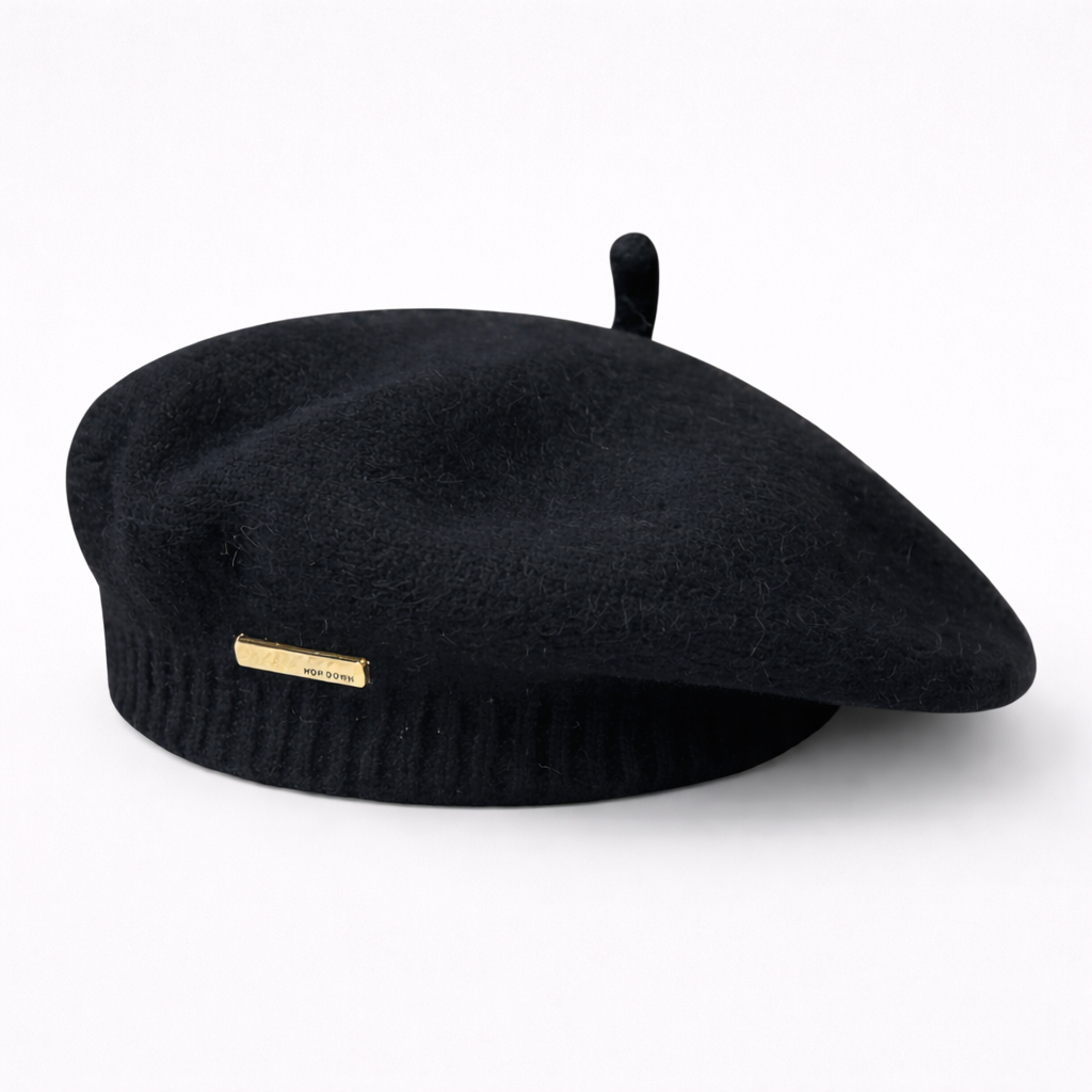 Béret Fashion Noir d'artiste pour femme