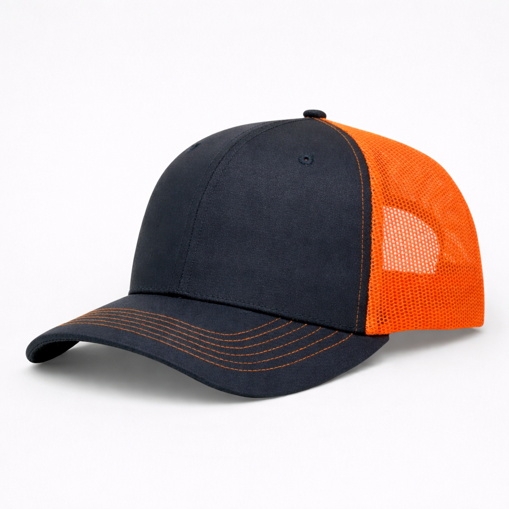 Casquette Noir & Orange