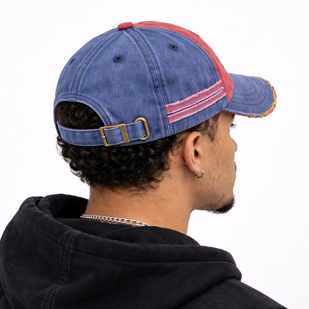 Casquette Snapback rouge américain 1969 Vintage en Cotton