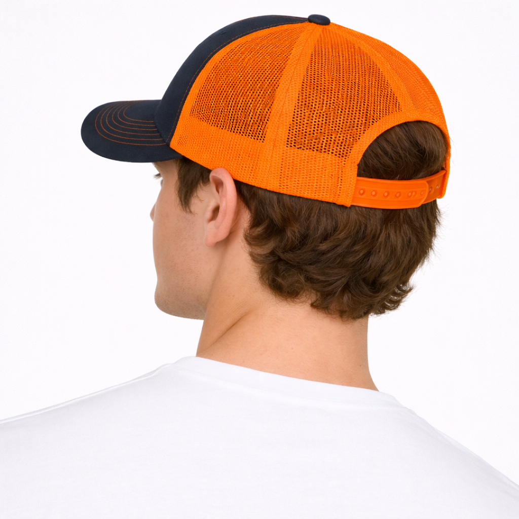 Casquette Noir & Orange