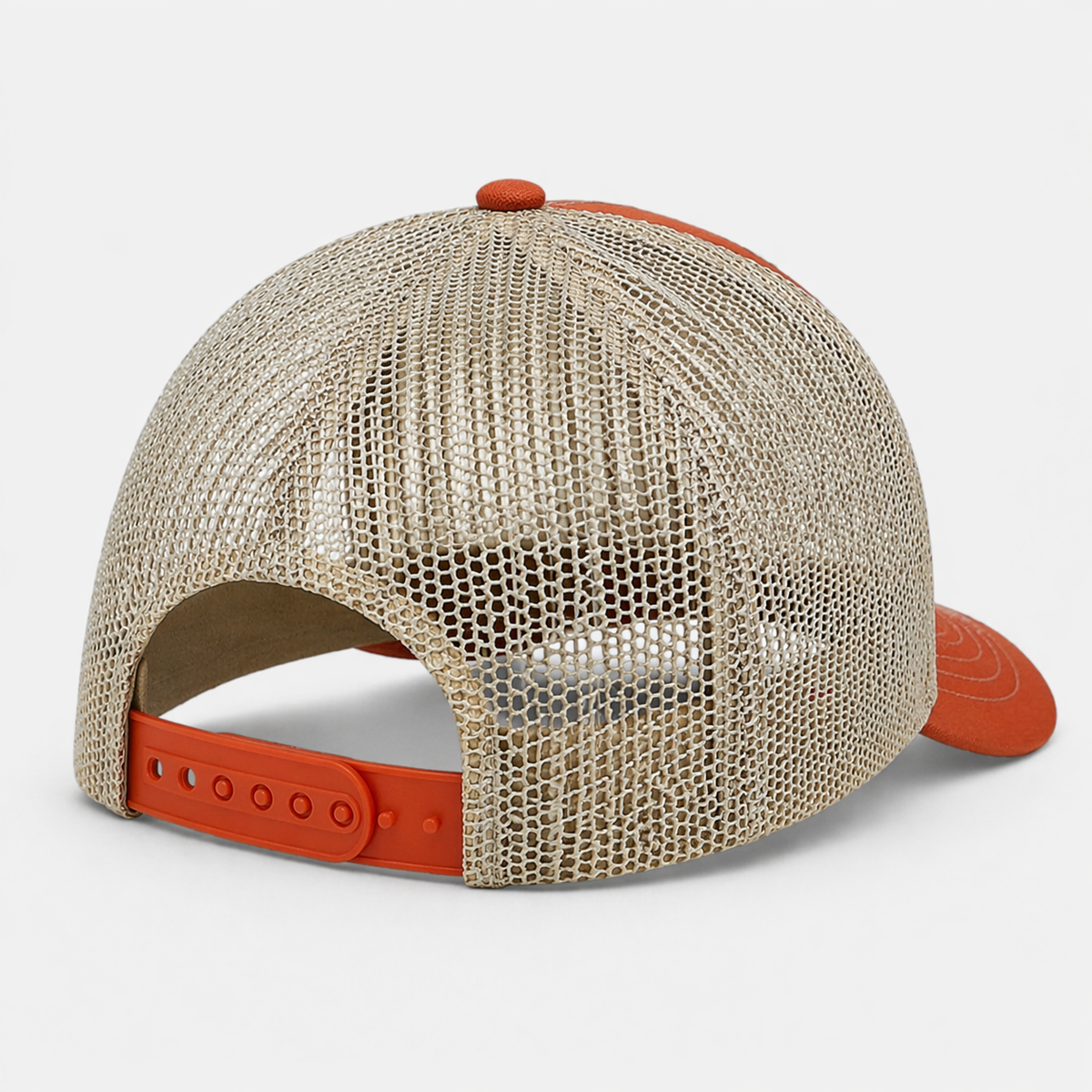 Casquette Orange & Beige