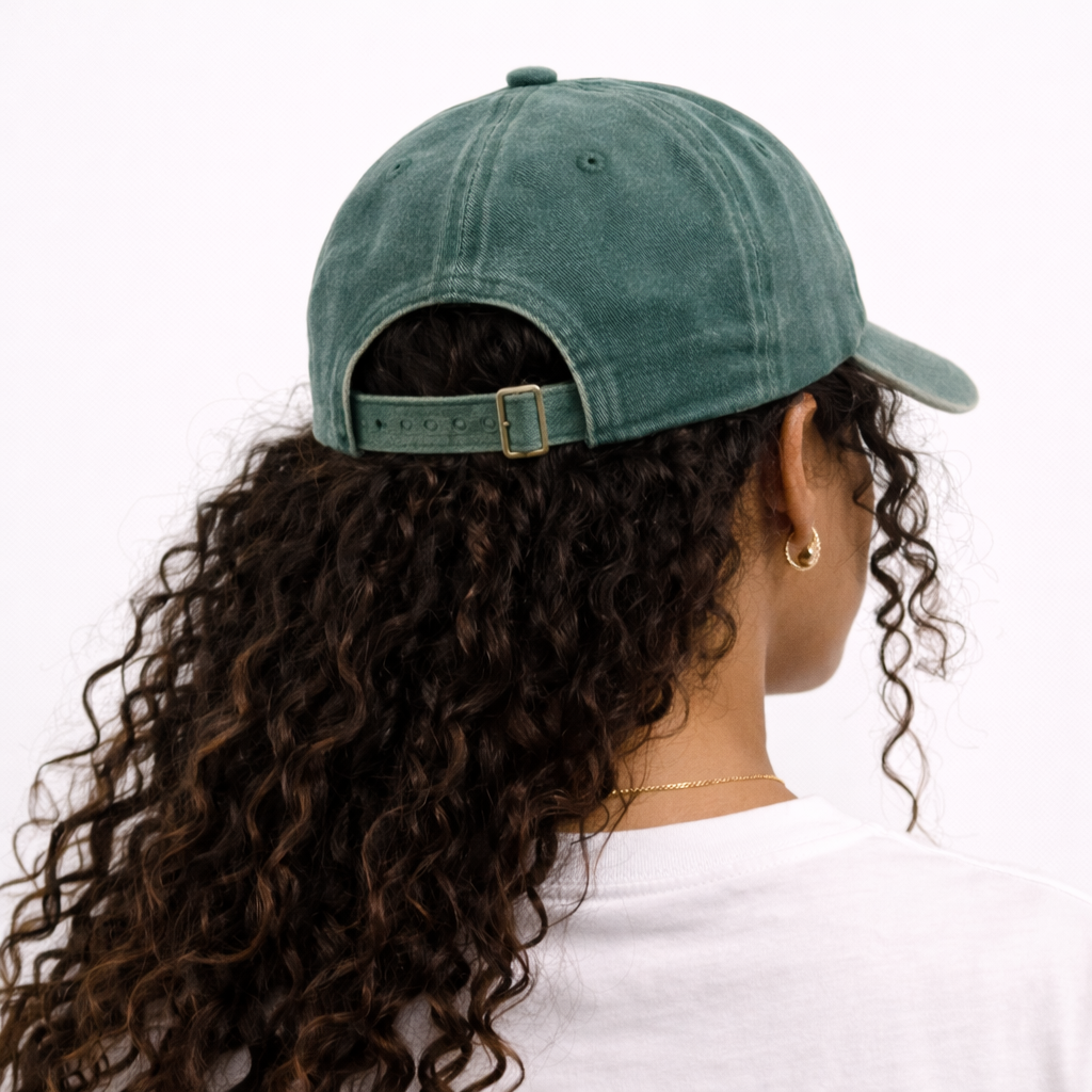 Casquette Rétro Brooklyn Verte en coton 1947