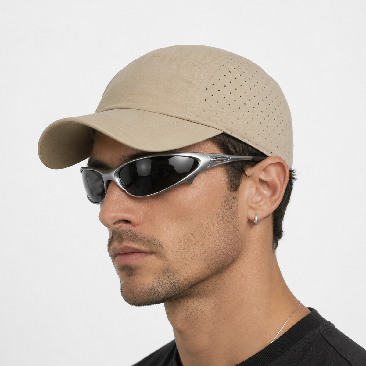Casquette Course Beige Légère
