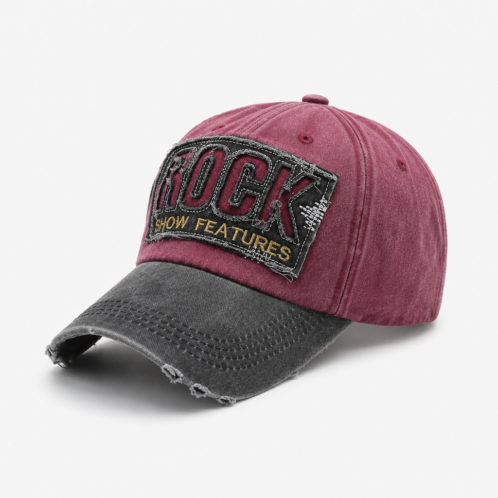 Casquette Y2K Rouge & Noir Vintage