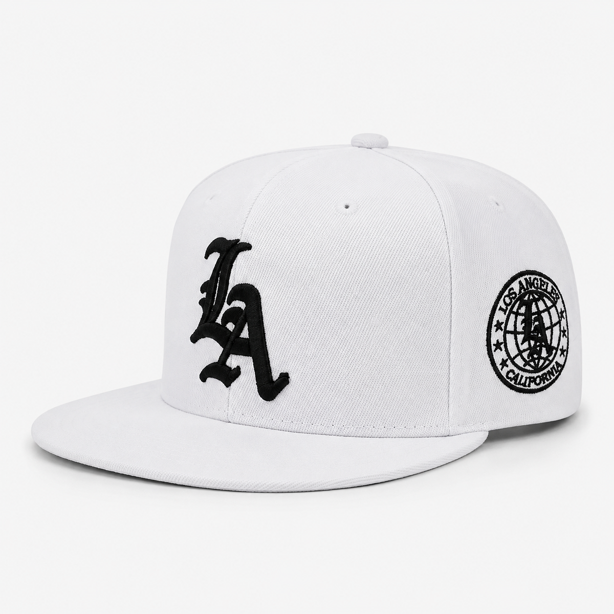 Casquette Snapback Plate Blanche LA