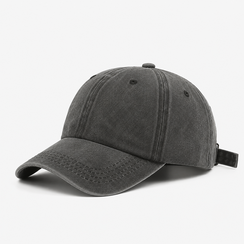 Casquette délavé Grise Denim