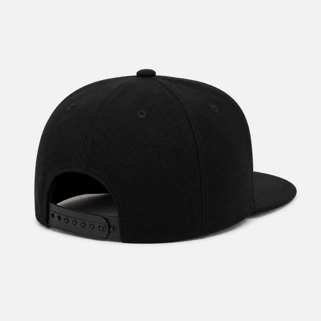 Casquette Snapback Plate Noir style NY Vintage