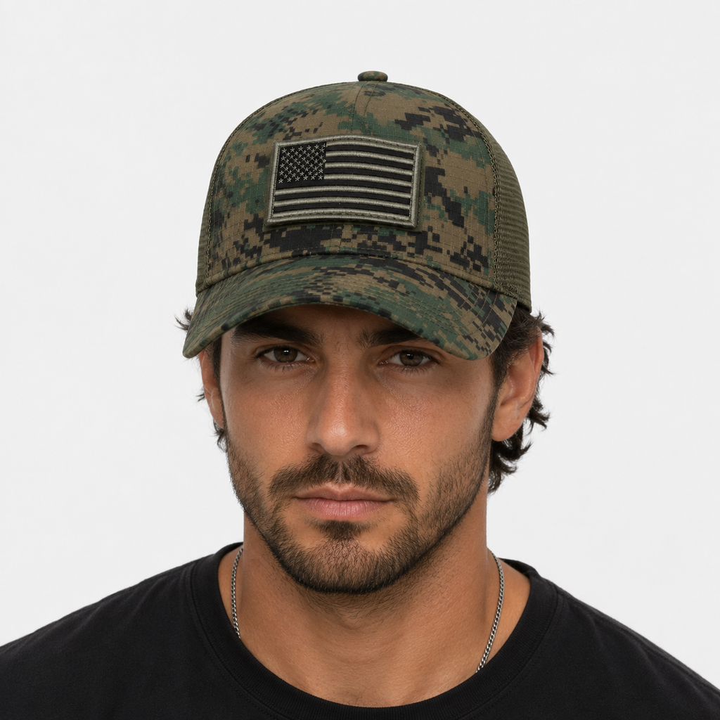 Casquette baseball Militaire Verte style Américain