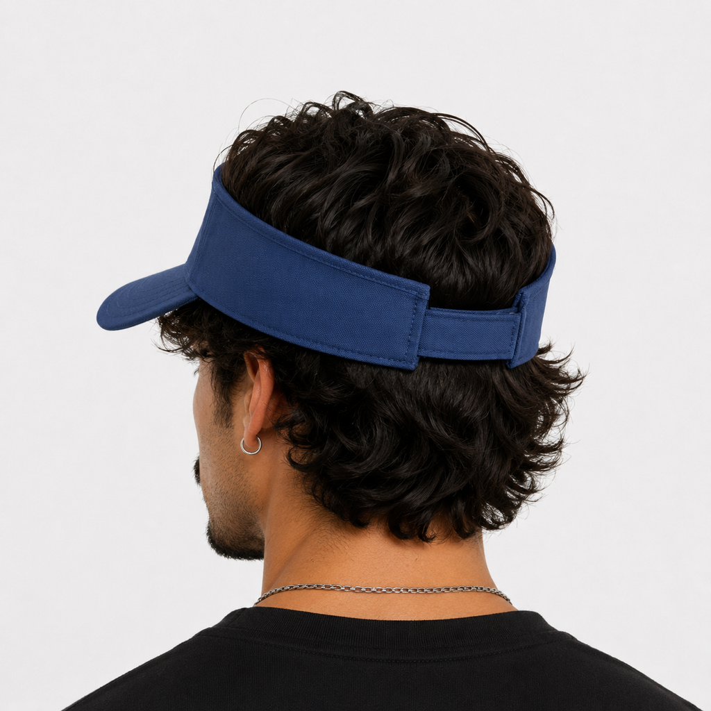 Couvre-Chef Bleu Marine En Coton