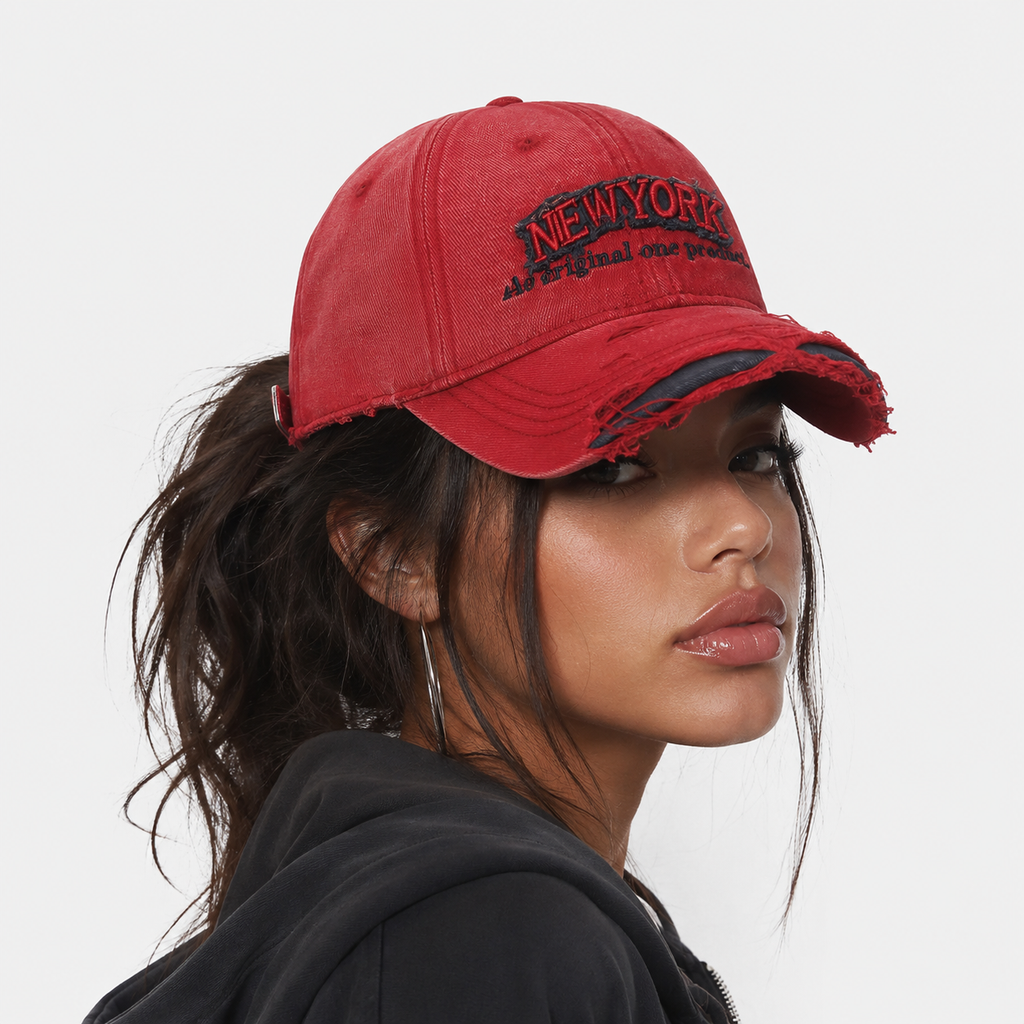 Couvre-Chef Rouge En Coton