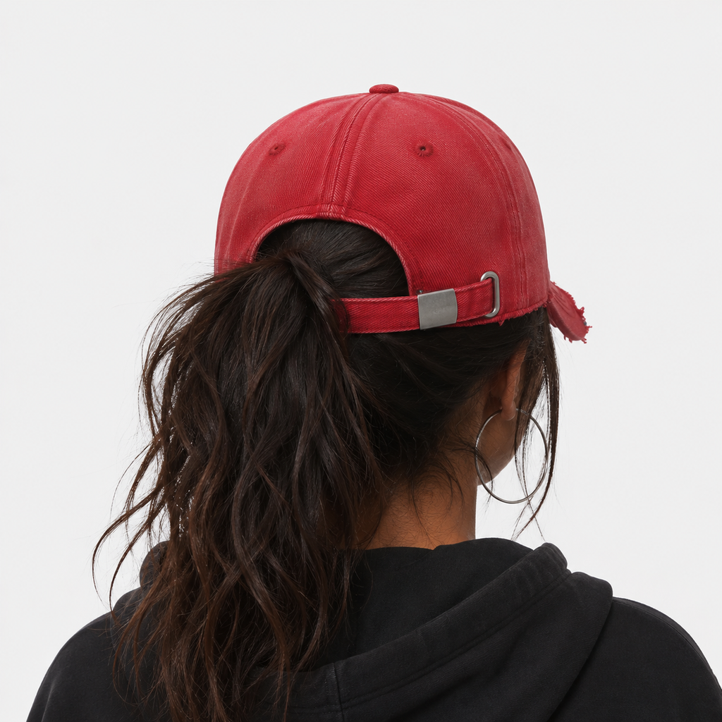 Couvre-Chef Rouge En Coton