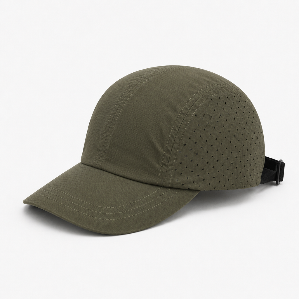 Casquette De Course Légère Verte khaki