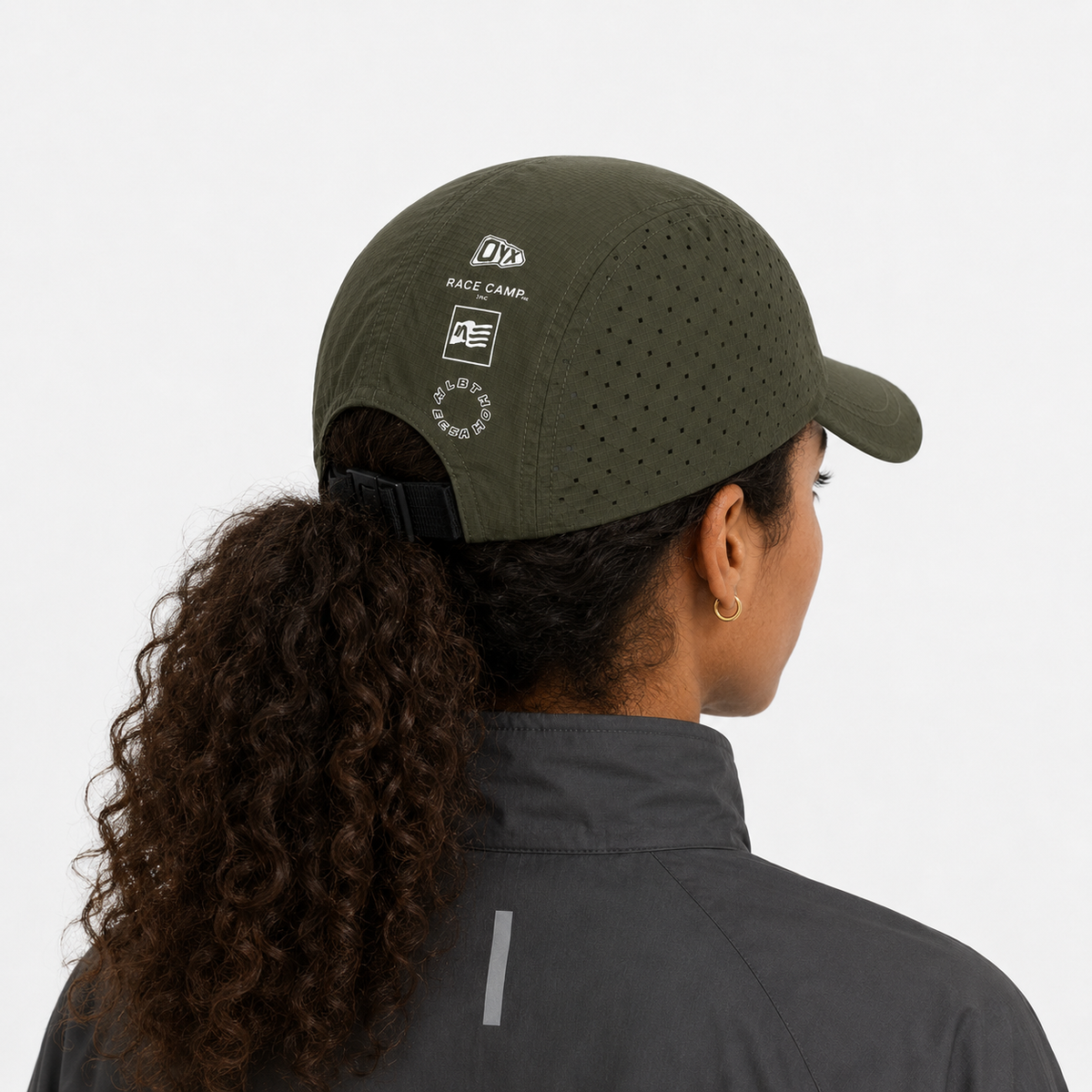 Casquette De Course Légère Verte khaki