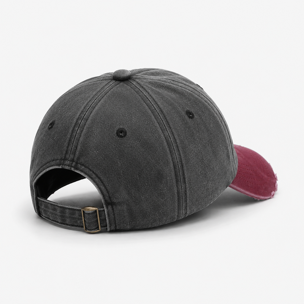 Casquette baseball Grise délavé effet Vintage