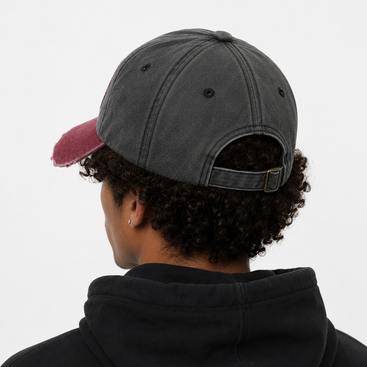 Casquette baseball Grise délavé effet Vintage