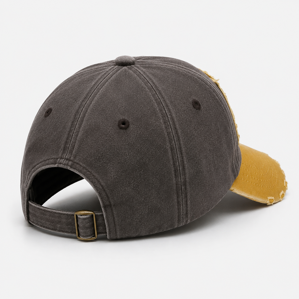 Casquette Délavé "Rock" Jaune