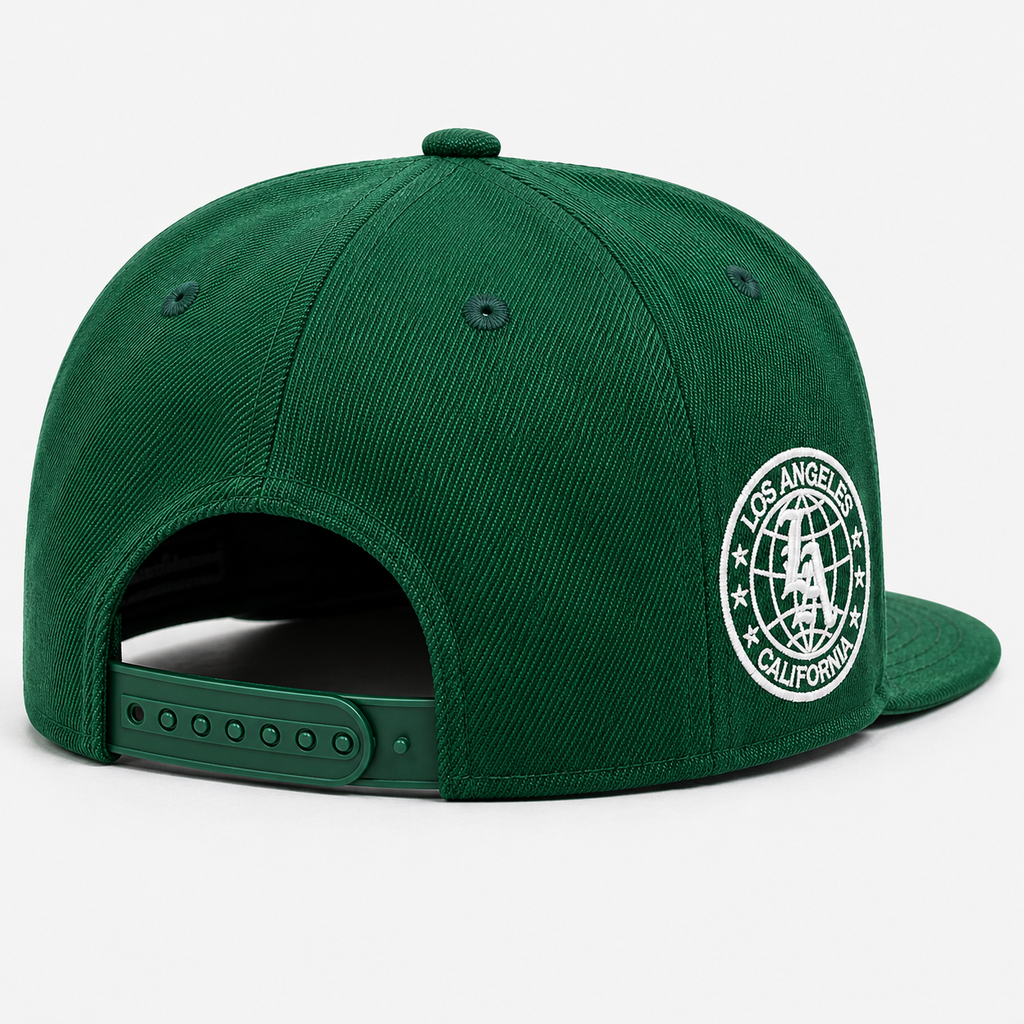 Snapback Casquette LA Verte en Coton
