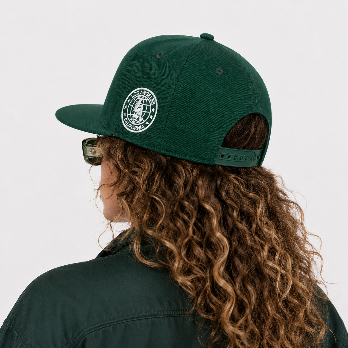 Snapback Casquette LA Verte en Coton