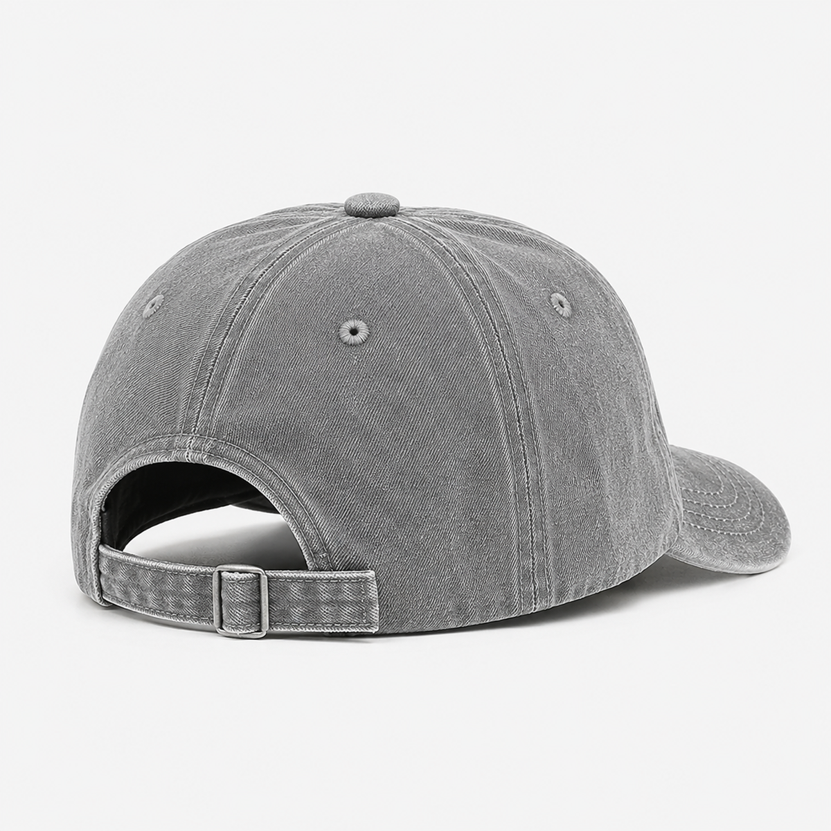 Casquette Baseball Vintage Denim Grise