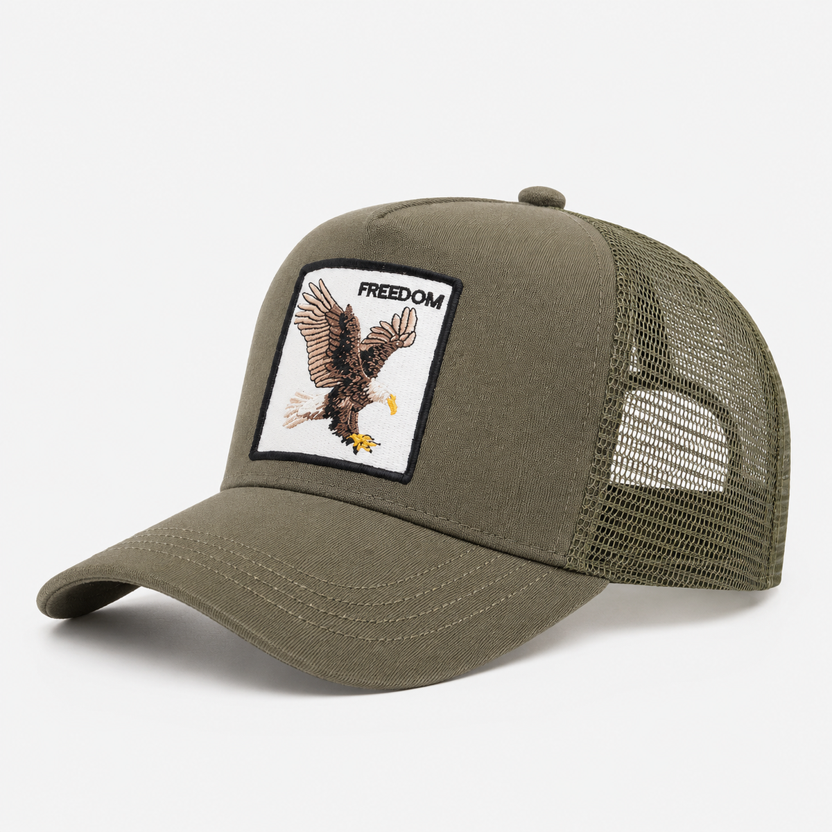 Casquette Snapback "Liberté" Aigle Y2K beige