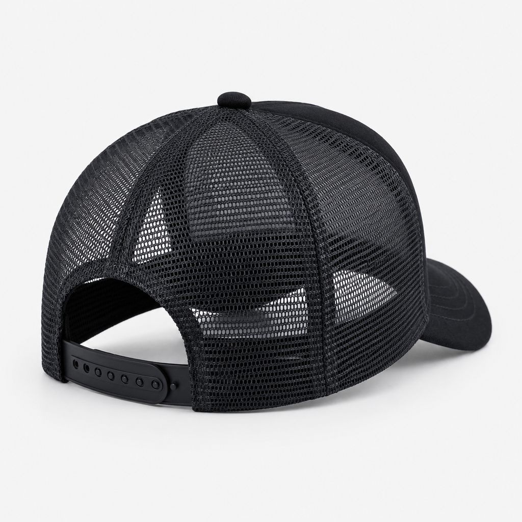 Casquette Snapback Trucker Freedom Aigle Brodé Noire