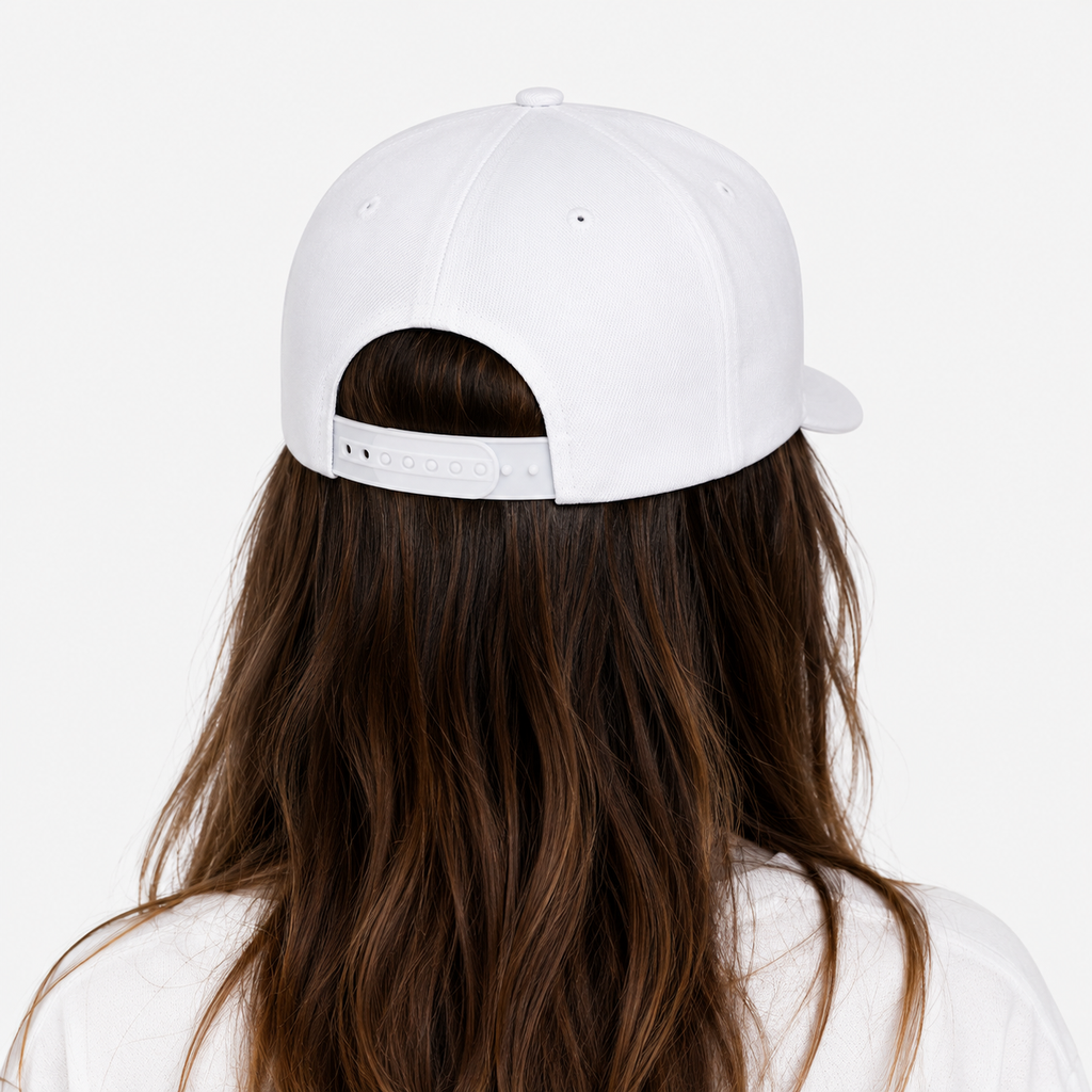Casquette Snapback NY Blanche Logo Brodé