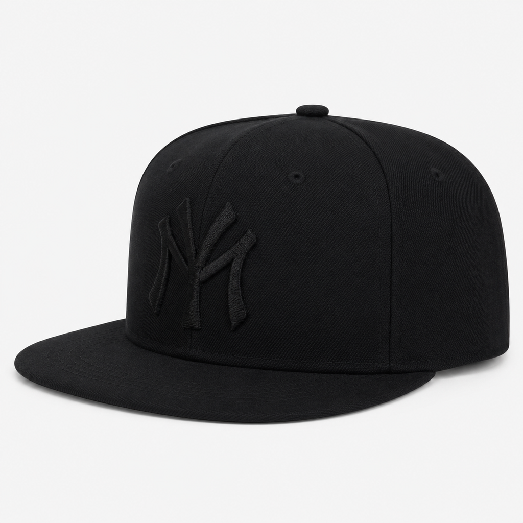 Casquette Snapback NY Noire Logo Brodé
