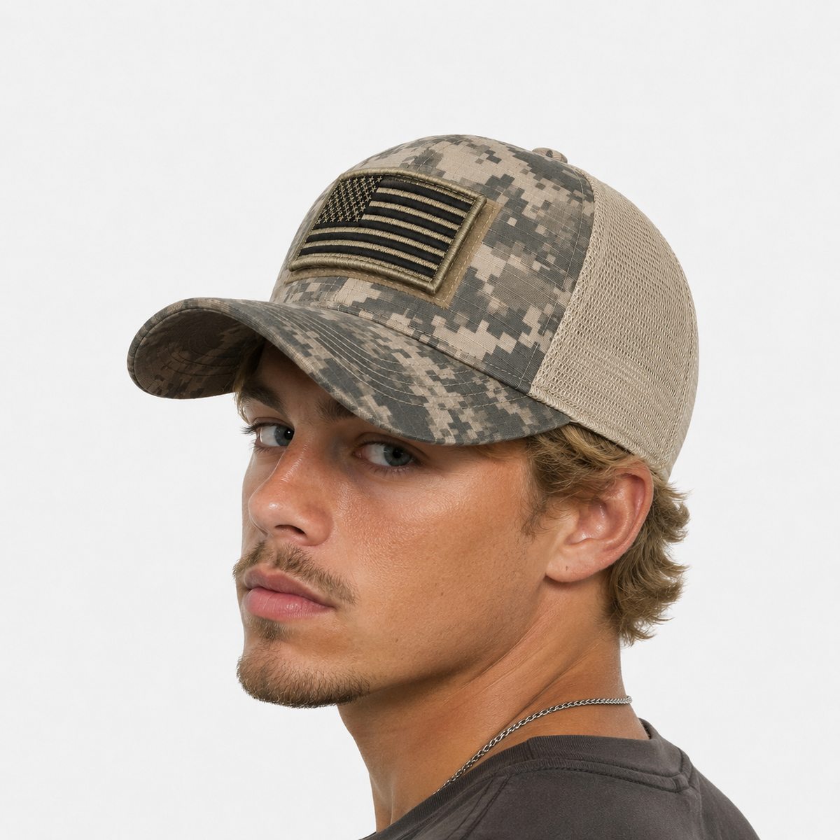 Casquette Tactique Désert Patch USA