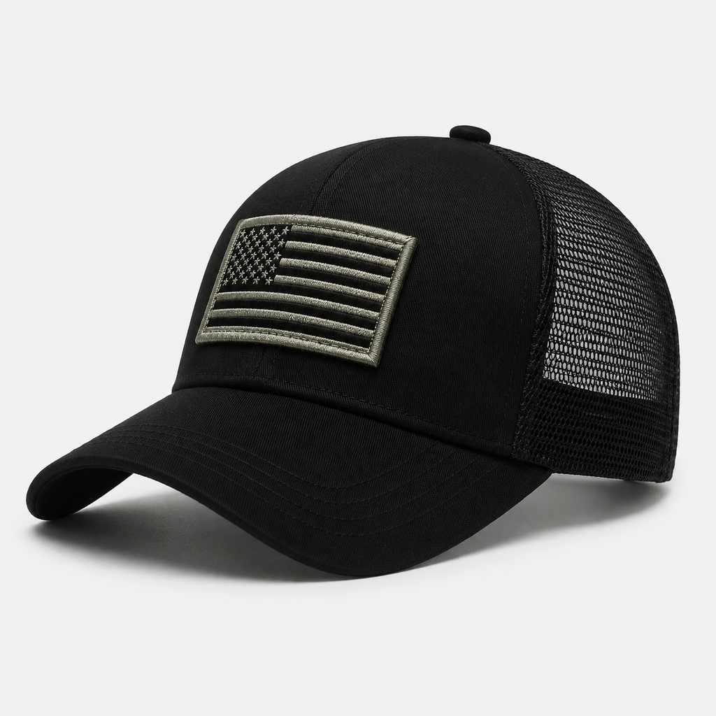 Casquette Tactique Noire Unisexe