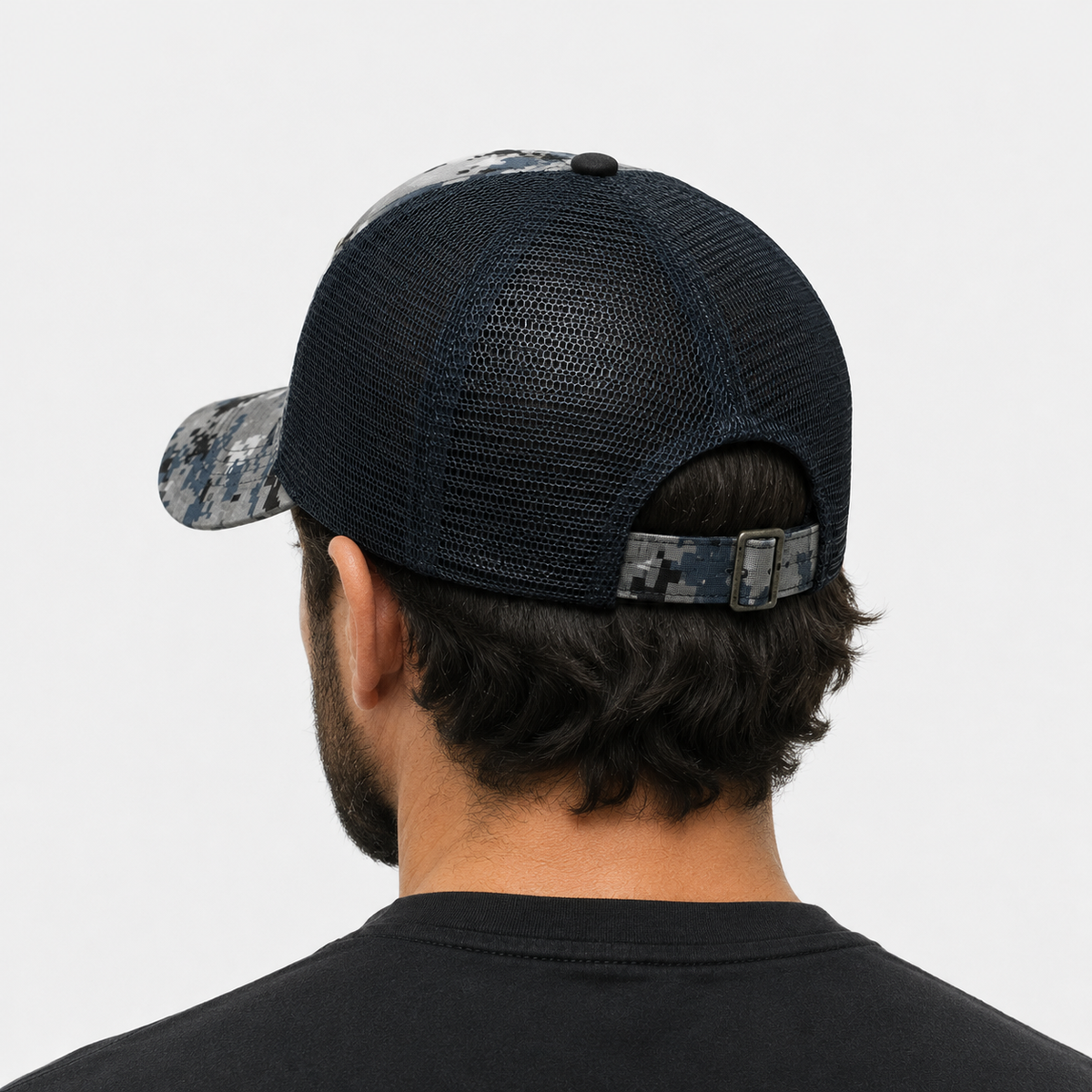 Casquette Camouflage Numérique Gris