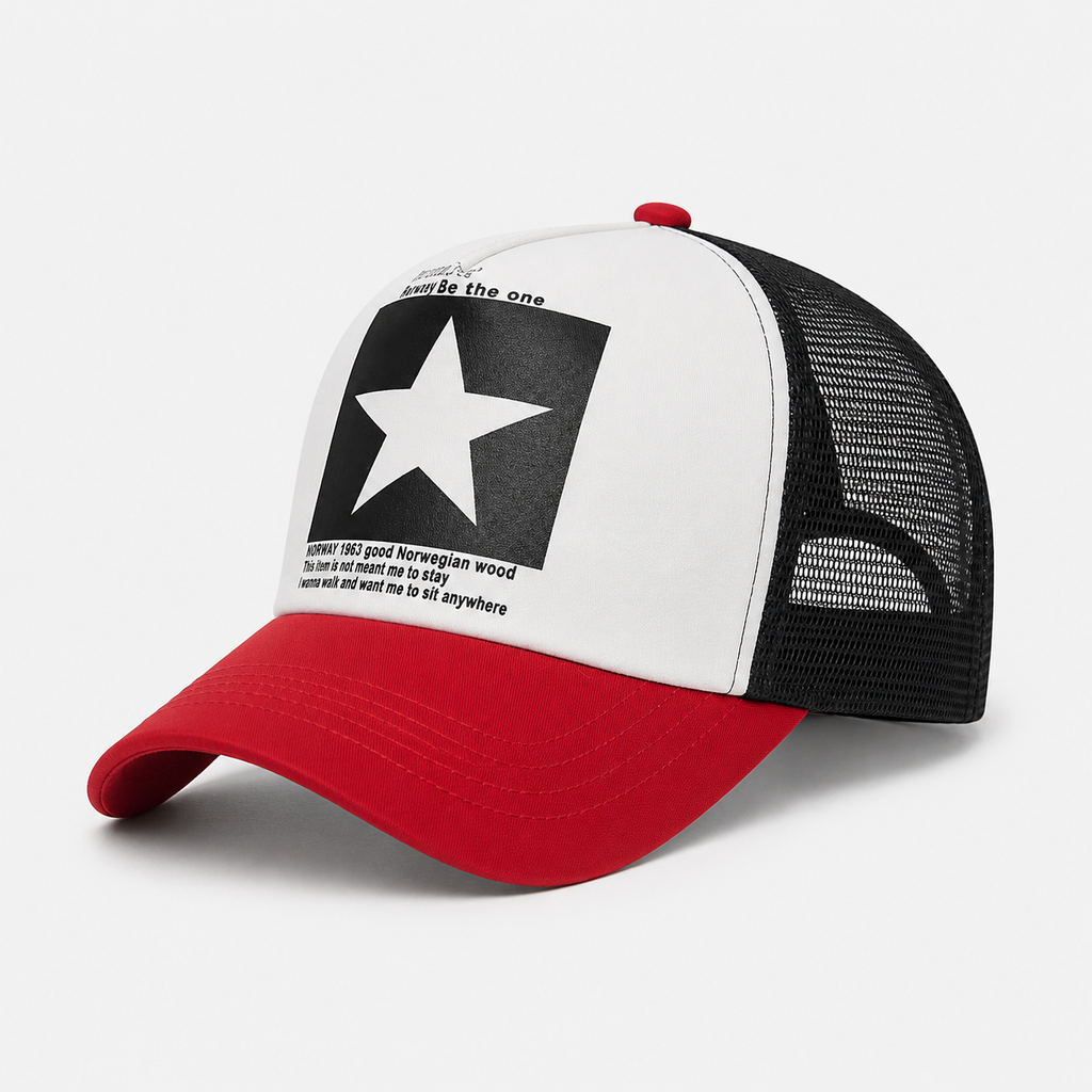 Casquette Trucker Étoile Rouge