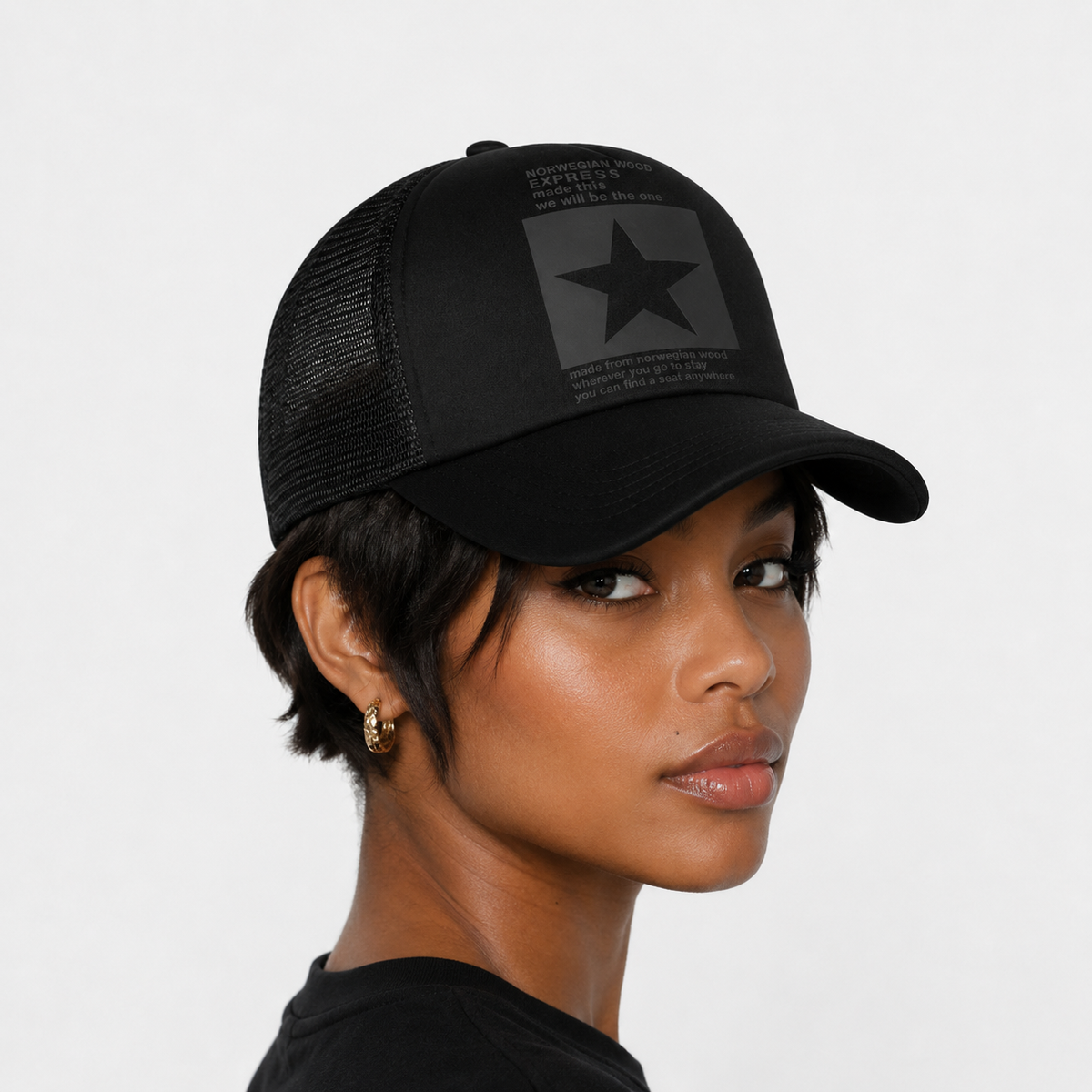 Casquette Étoile Noire Vintage