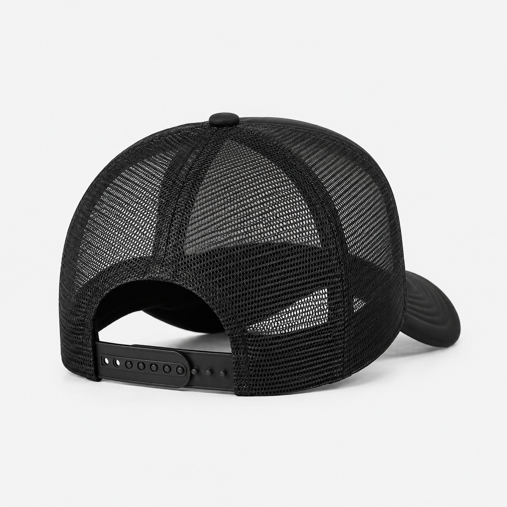 Casquette Trucker Étoile Noir & Blanc
