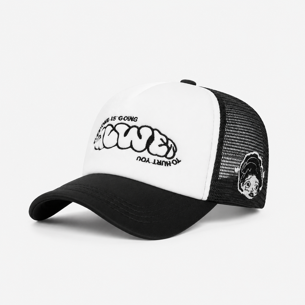 Casquette Trucker Graffiti Noir & Blanc