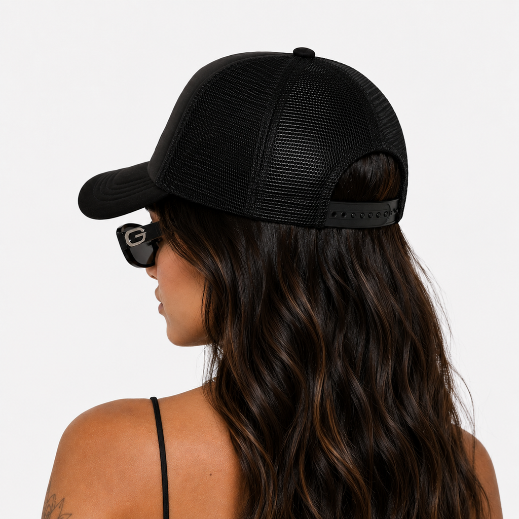 Casquette Trucker Noire Vintage Patch Tequila