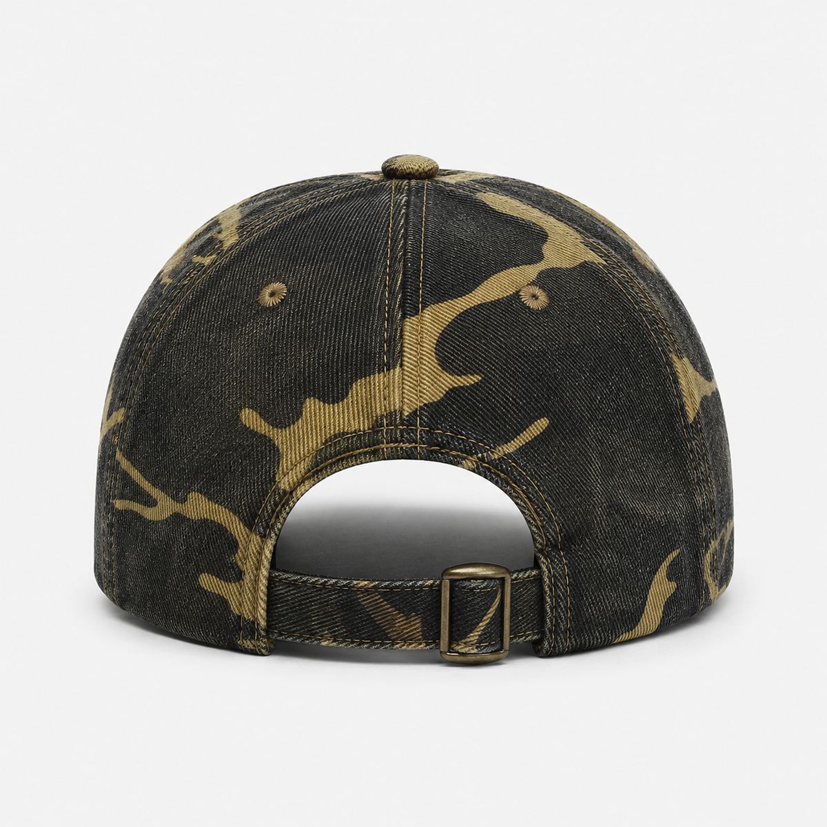 Casquette Camouflage Vintage Croix Brodée Homme