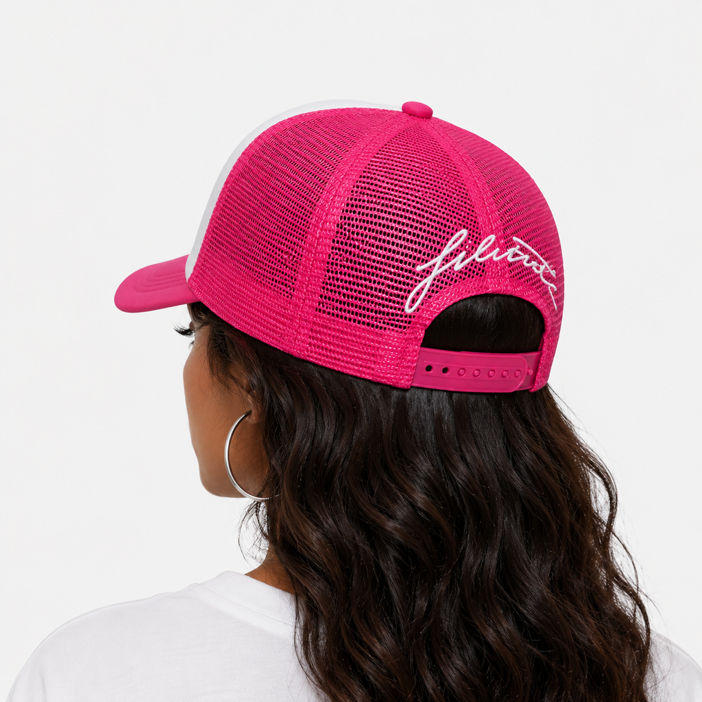 Casquette Trucker Rose Y2K Call Me Hot Girl