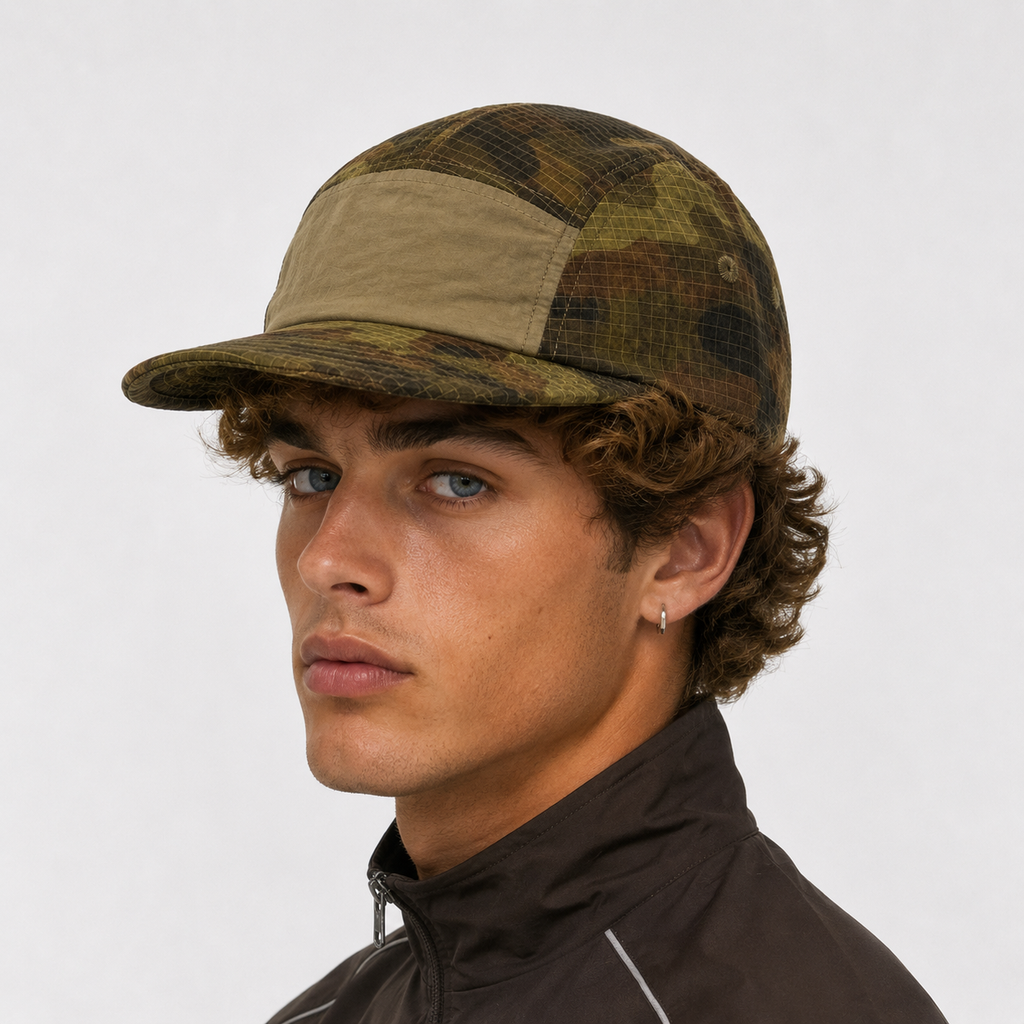 Couvre-Chef Printemps Camouflage À Cinq Panneaux