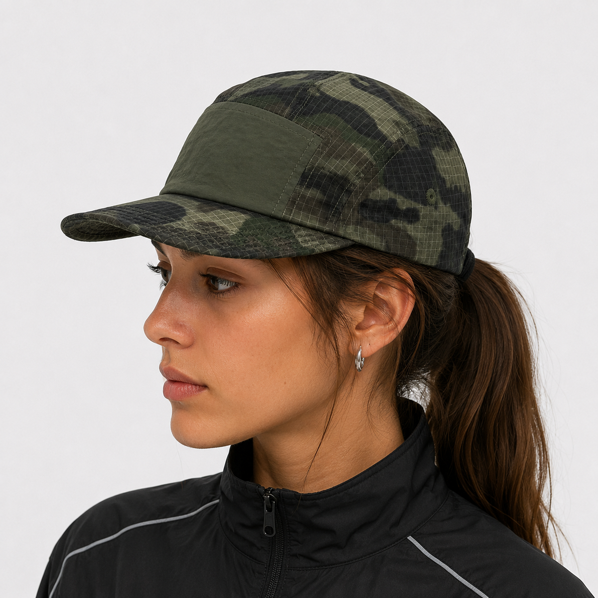 Couvre Chef Militaire Camouflage Poche Frontale