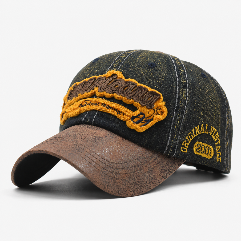 Casquette Denim Délavé Brodée