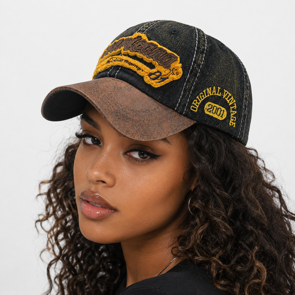 Casquette Denim Délavé Brodée