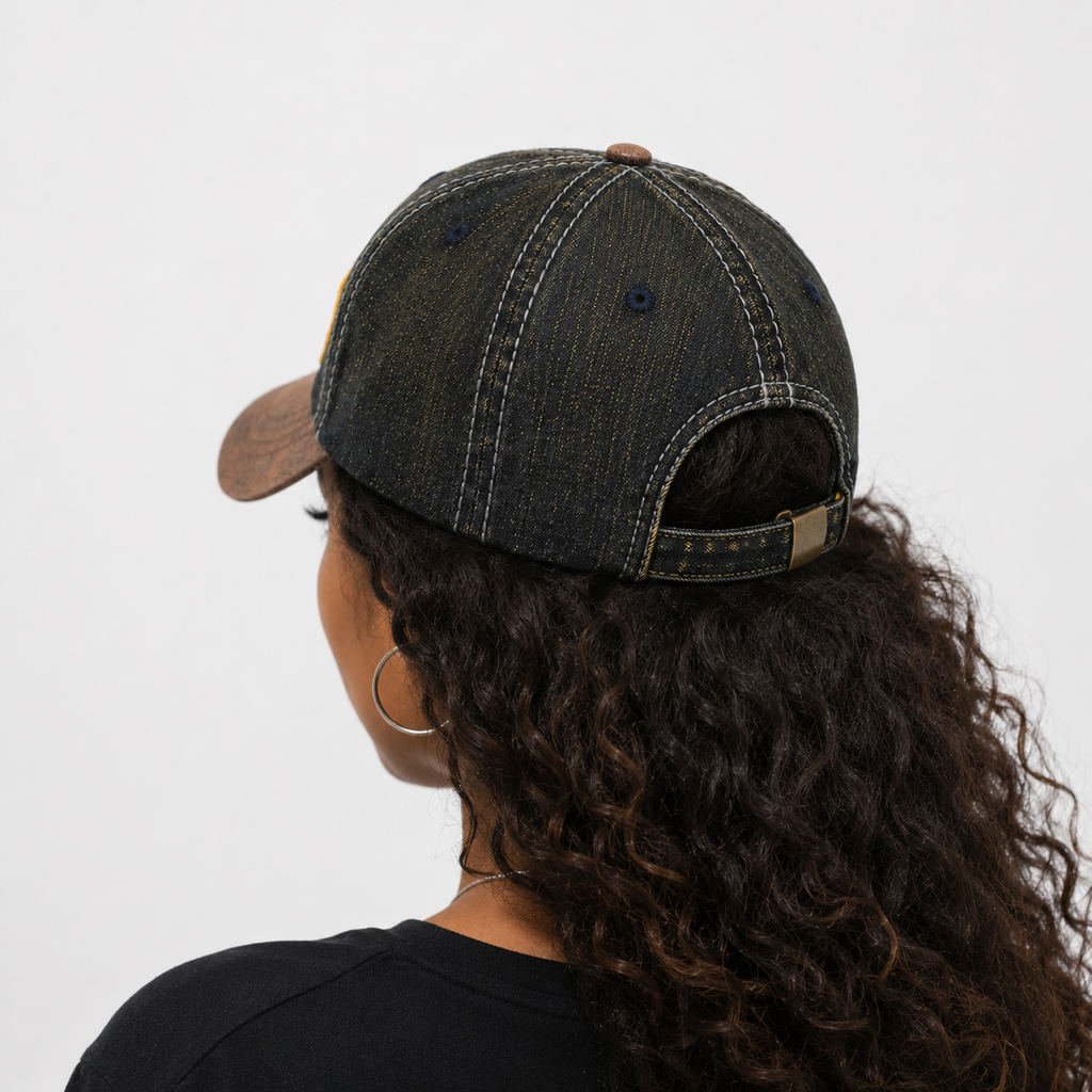 Casquette Denim Délavé Brodée