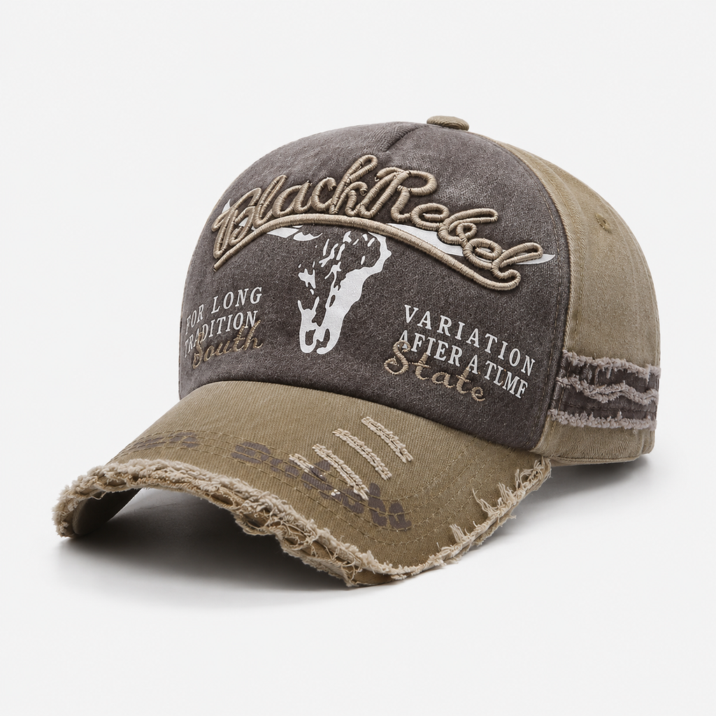 Casquette Vintage Marron Bull Western