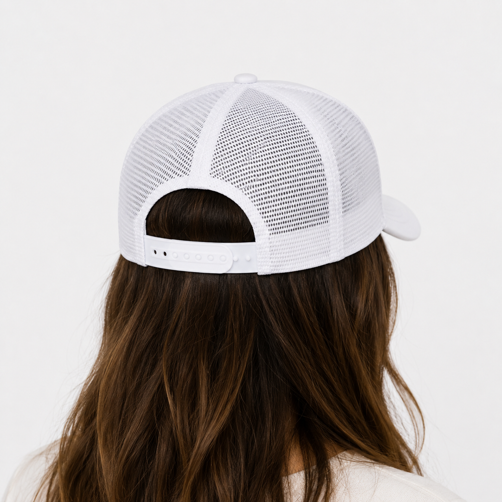 Casquette Trucker Blanche Patch Vintage Tequila