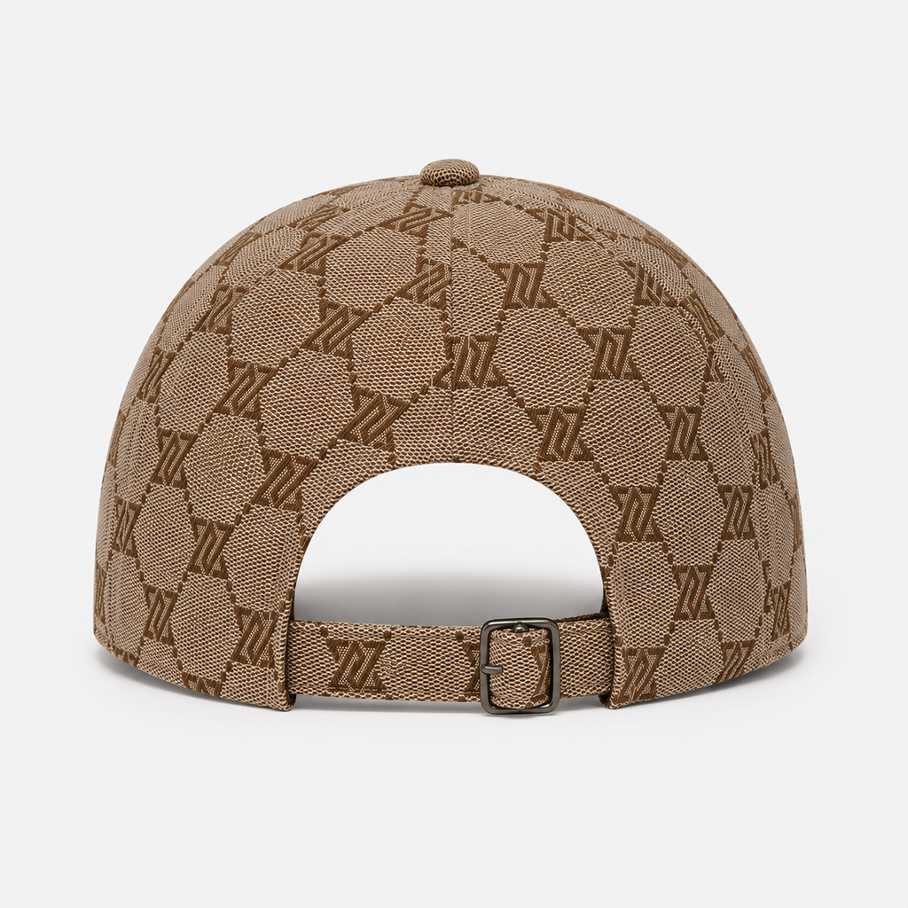 Casquette Beige Monogramme Élégante Style Luxe